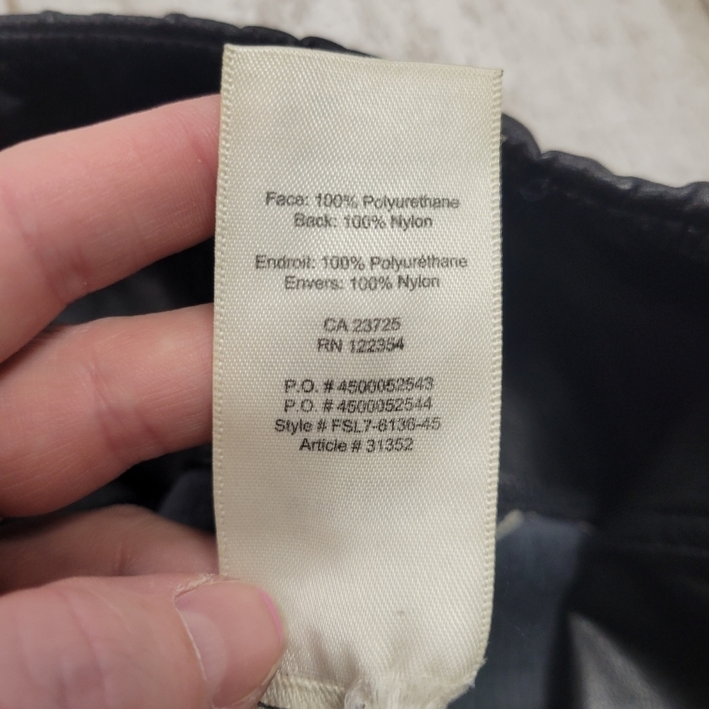 Wilfred Daria Pants Faux Leather Leggings Size Large Blogger’s Favorite - Picture 7 of 9